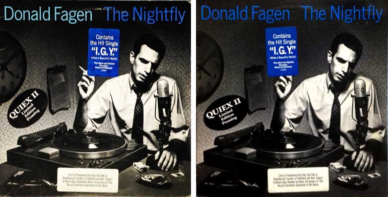 Donald Fagan / The Nightfly USオリジナルについて (2色文字カバーが 