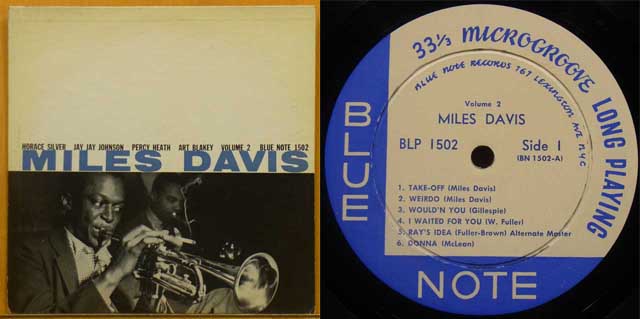 Miles Davis“ Volume 2 ” Blue Note BLP1502 USオリジナル判別方法 – Saboten Records News